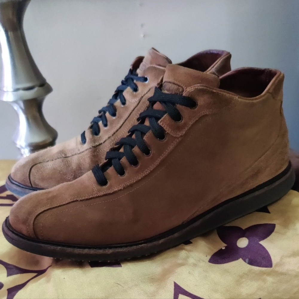 Tricker's suede monkey boots